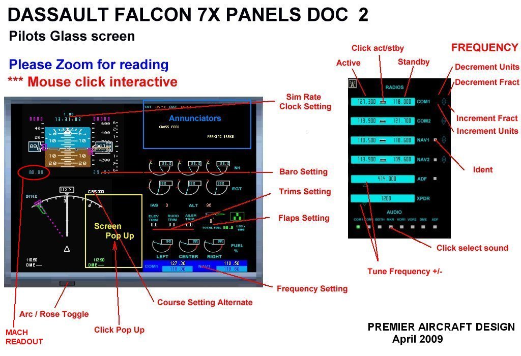 Fs2004 Dassault Falcon 7X