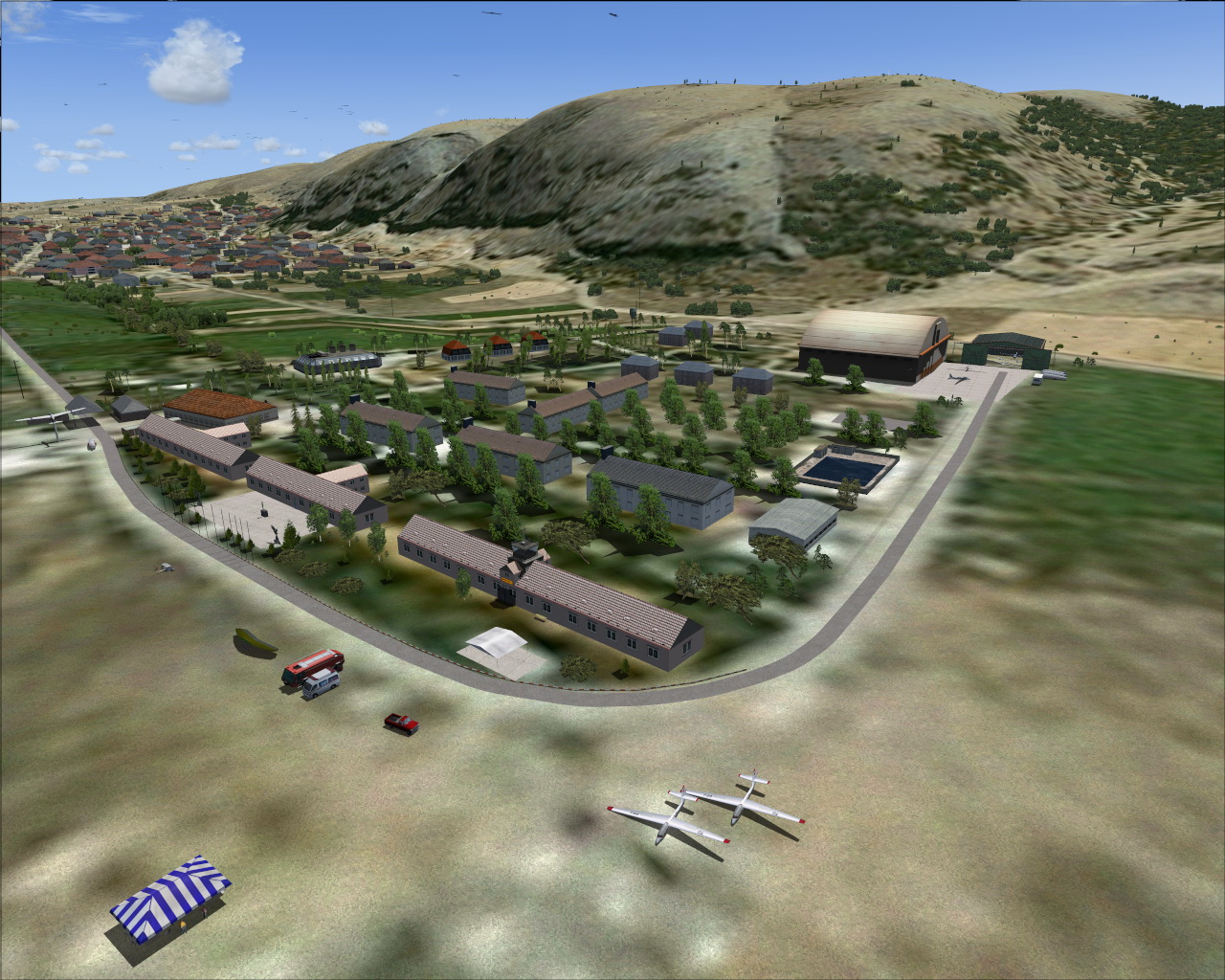 Fsx Turkey Eskisehir Inonu Airfield Scenery Vfr Scenery Of Turkey Eskisehir Inonu Airfield