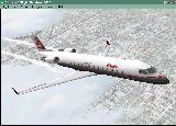 Fs2000 Aircraft Canadair Regional Jet 100Er In Lauda Air Markings Features Moving Undercar