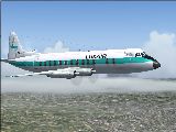 Fs2004 Aircraft Vickers Viscount 815 Luxair Prince Guillaume Superb Model Of This Classic