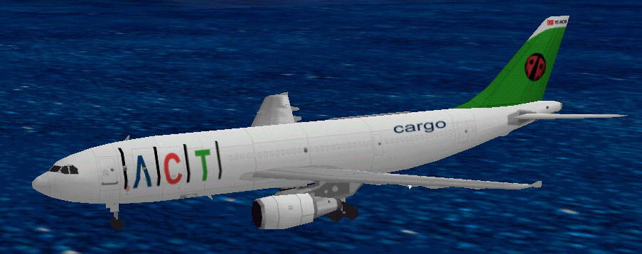 Flight Simulator 98 Airbus A300B4-203F Act Cargo New Livery — 1