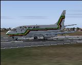 Fs2004/Fs2002 Ffx Boeing 737-200 Repainted In Air Zimbabwe Colours — 1