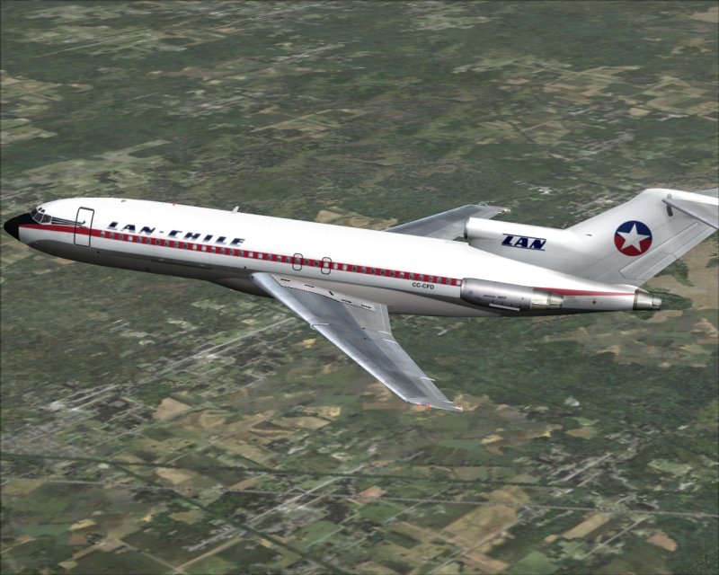Fs2004 Lan Chile 727-100 — 1