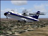 Fs2004 Atr42-500 To Uruguaian Pluna Airlines Current Livery — 1