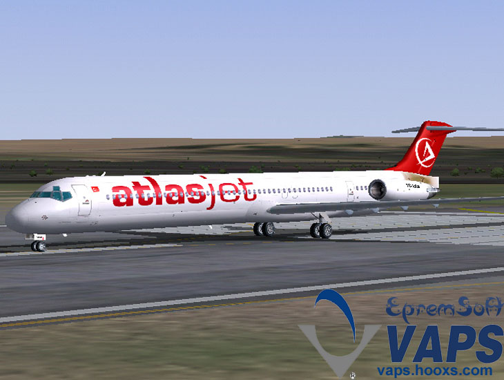Fs2004 Atlasjet Md-83 Fs2004 Atlasjet Md-83, Registration Tc-Akm — 1