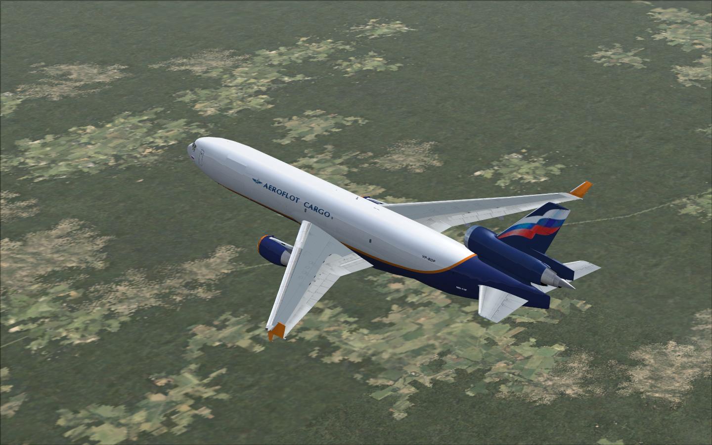 Aeroflot Cargo Md-11F , Textures Exclusively For Sky Simulations Md-11F By Lee Leemazz Mar — 1