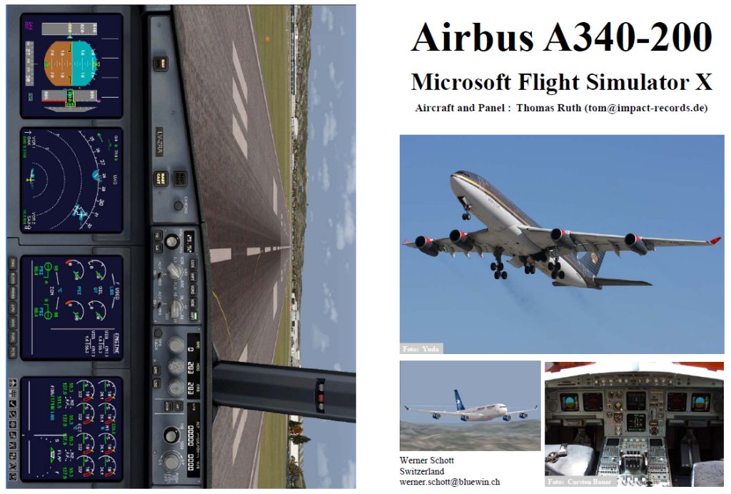 Fsx Manual/Checklist Airbus A340-200 — 1