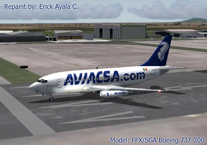 Boeing 737-200 Aviacsa New Colors — 1
