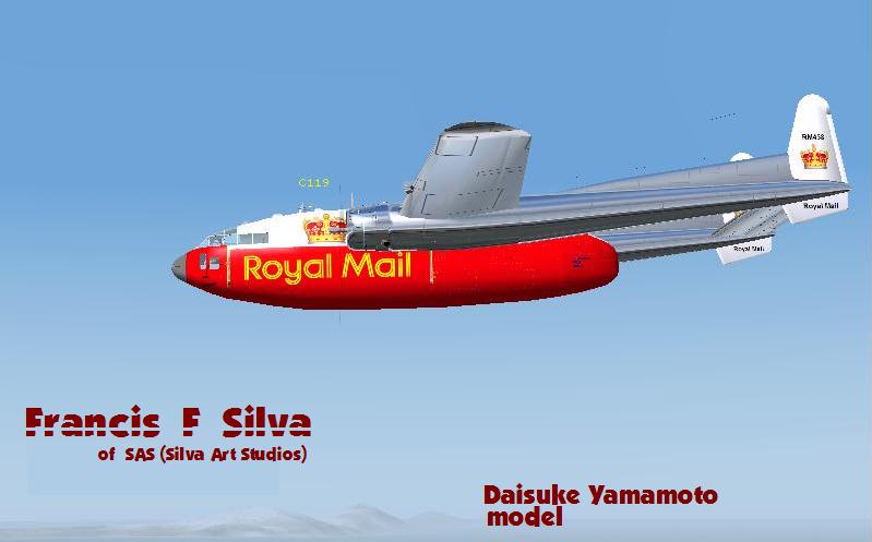 Flight Simulator 2004 Fairchaild Boxcar C119 Royal Mail Textures By Francis F — 1