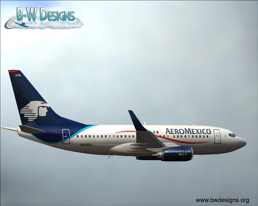 Project Opensky - B737-700 Aeromexico Nc Project Opensky Boeing 737-700 Passenger V1 For F — 1
