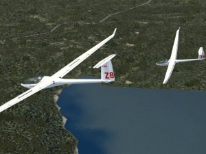 Jackson Hole Glider Race Challenge, Take Off From Private Airstrip By Tow From Maule