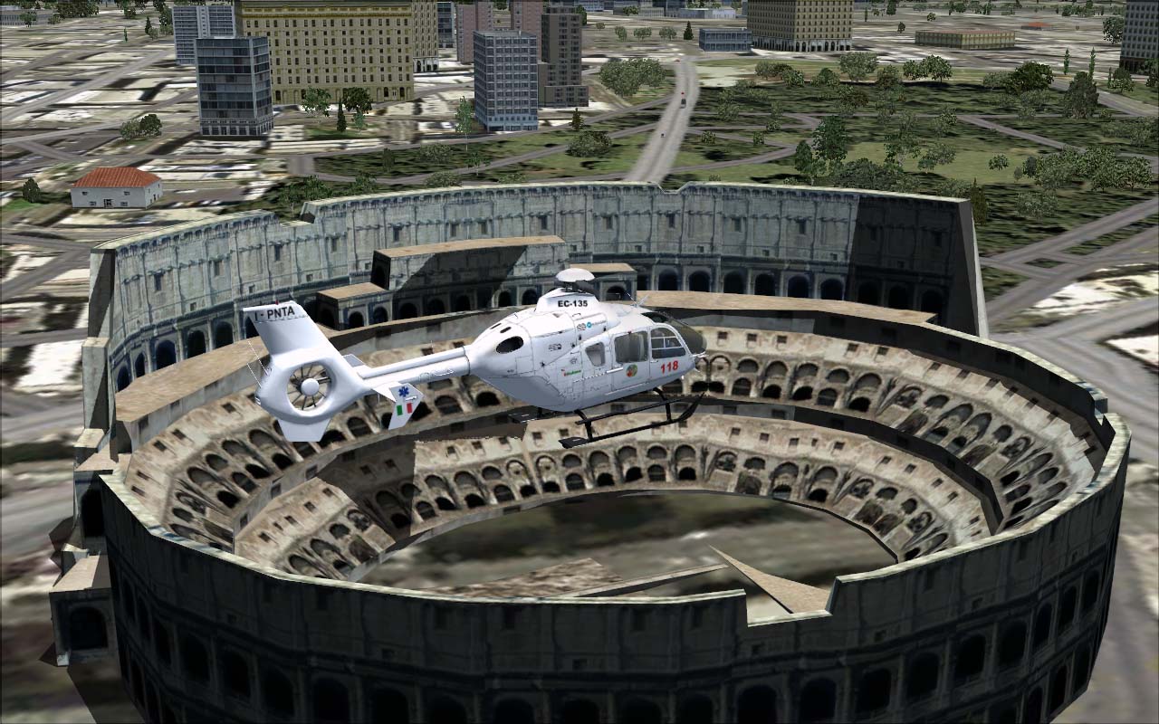 Air/Elitaliana Ec135 I-Pnta And I-Pntb Operating Under Ares 118 (Italian Hems) In Viterbo — 1