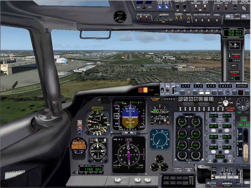 Fs2004 Custom Boeing 737 Panel & Gauges — 1