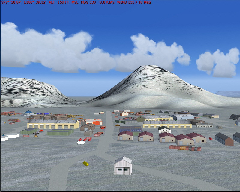Fs2004 Scenery: Mcmurdo Station, Antartica — 1