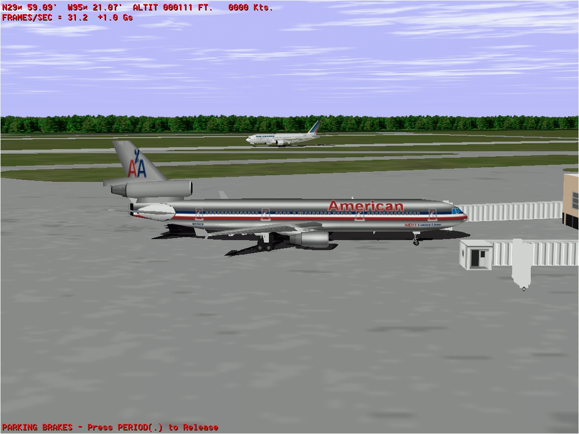 Flightsim Fs2004/Fs98 Aircraft Md11 American Airlines Boeing Md11 American Airlines, This — 1
