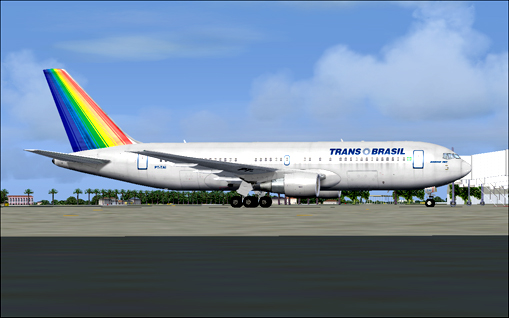Fs2004 Transbrasil Boeing 767-283Er Circa 1993, Registration Pt-Tai — 1