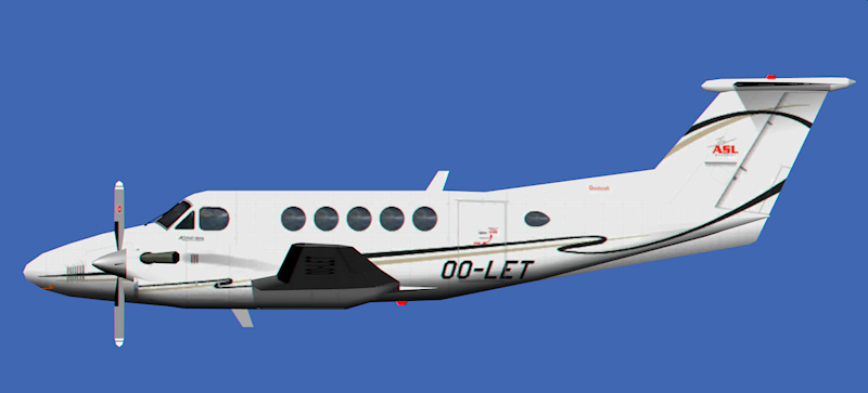 Beechcraft King Air B200 Ai Model For Fs2002 & Fs2004 Atc By Henry Tomkiewicz