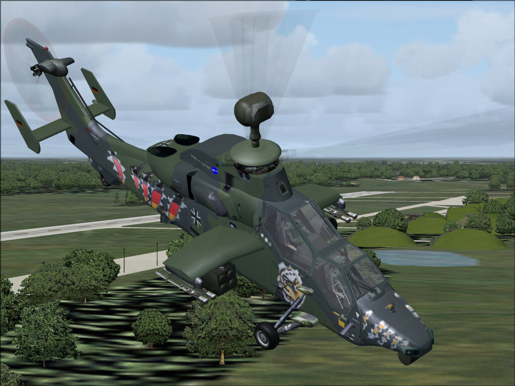 Ec-505 Tiger Arh, For Fsx, The Uht (From Unterstützungshubschrauber Tiger; Ger
