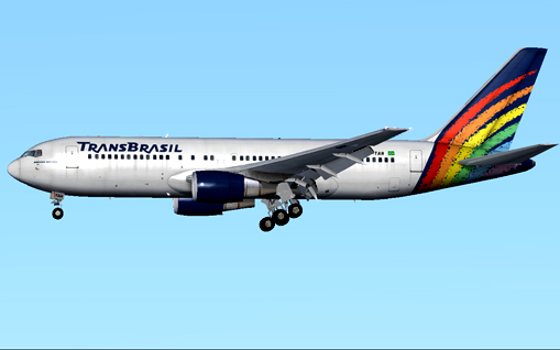Fs2004 Transbrasil Boeing 767-216Er Circa 1998, Registration Pt-Tah — 1