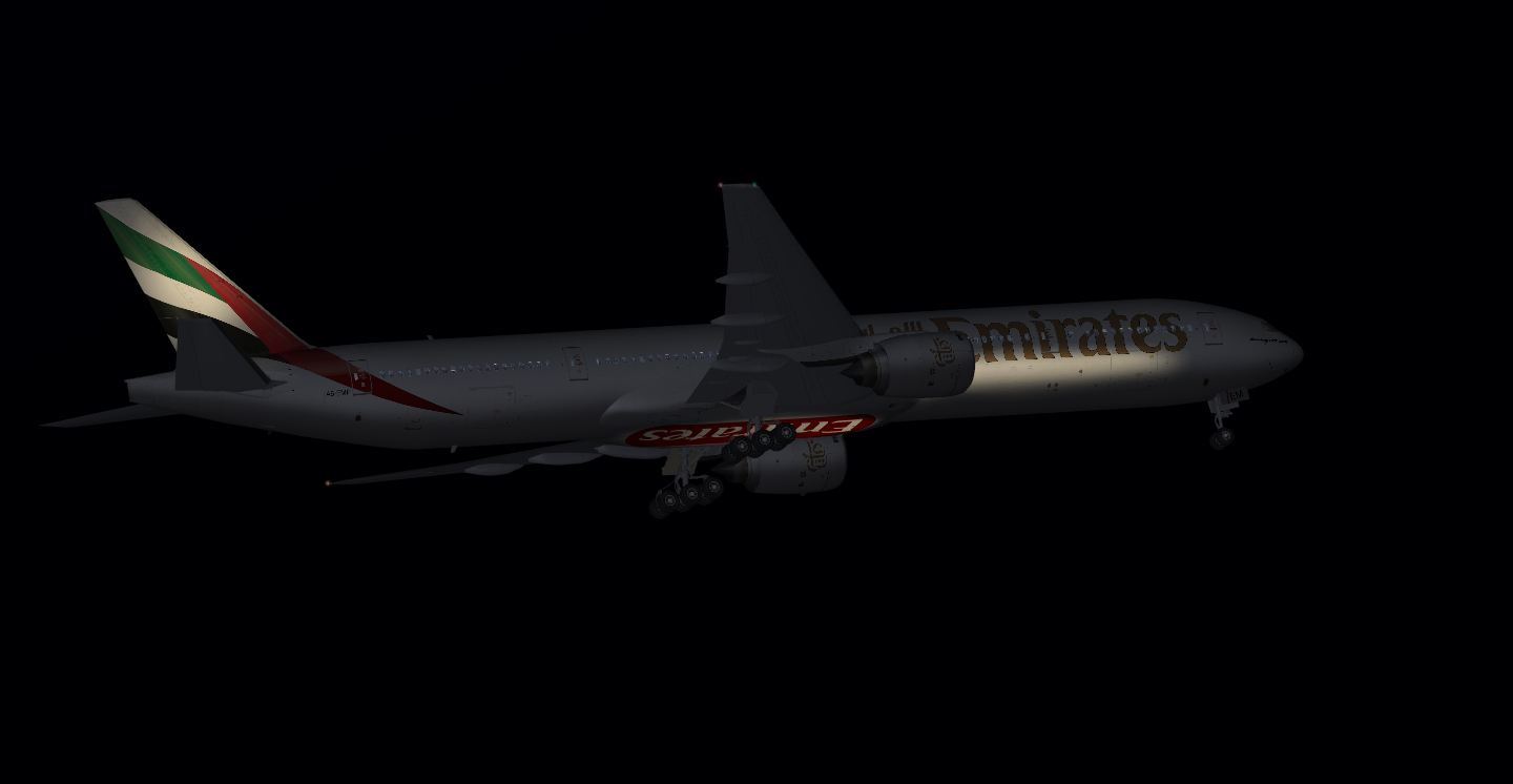 Emirates Boeing 777-300 Rolls-Royce Trent A6-Ebt — 1