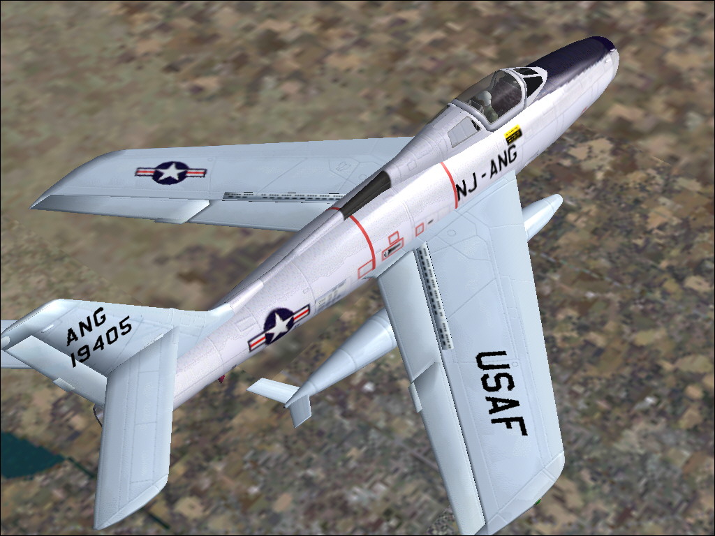 Fs2002/Fs2004 Republic F-84F Thunder Streak The F Model Of F-84 Differs From The C Model I — 1