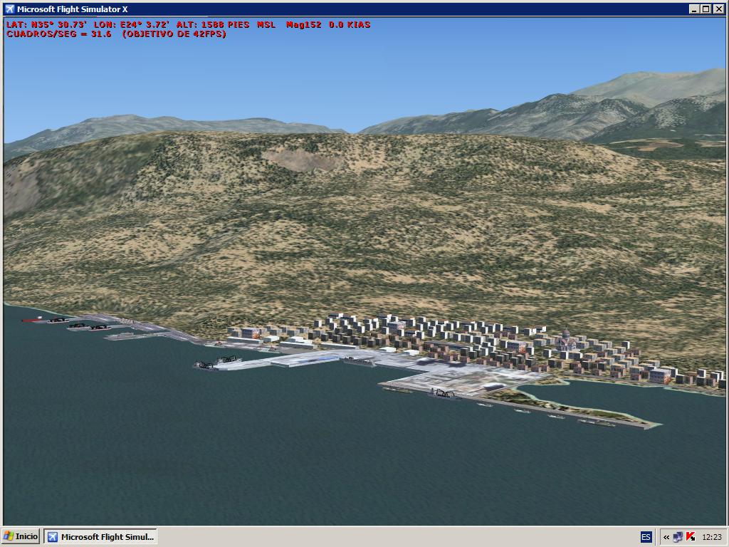 Crete Scenery Vfr For Fsx Version 2 July 2009 Author Toni Agramont - Mesh Terrain Realized — 1
