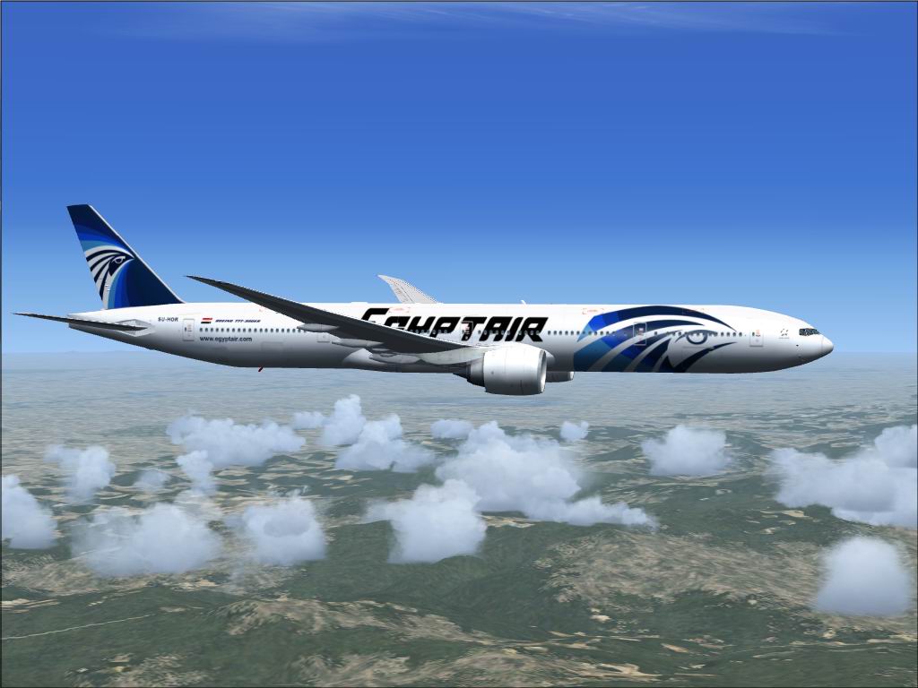 This Is The Egyptair Su-Hor Boeing 777-300Er In A Last Livery With Ge90-94-115B1 Engines — 1