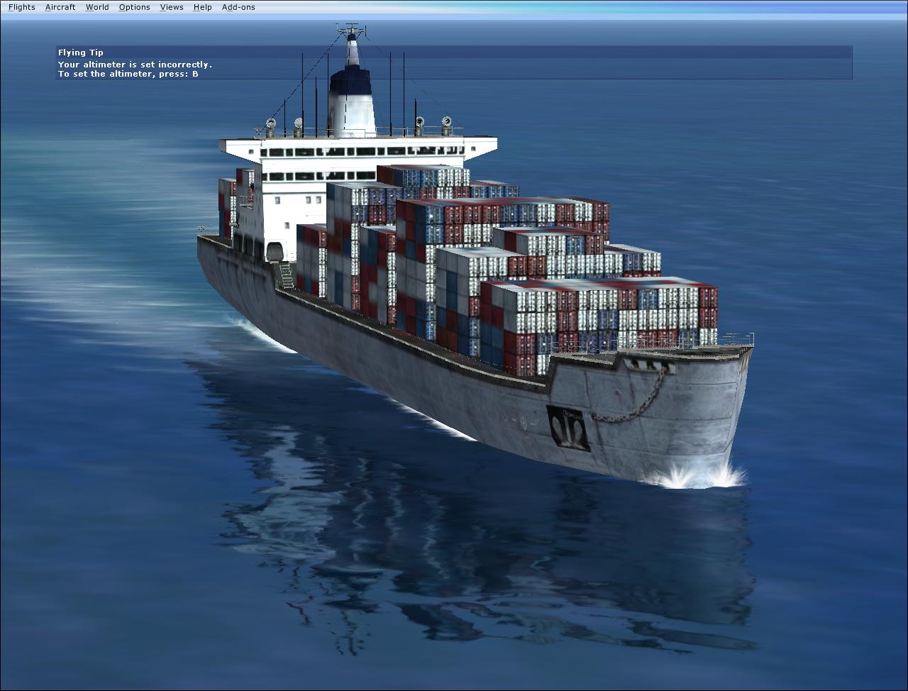 Fsx Gudrun Maersk Gudrun Maersk Container Ship, Built By Odense Steel, Denmark