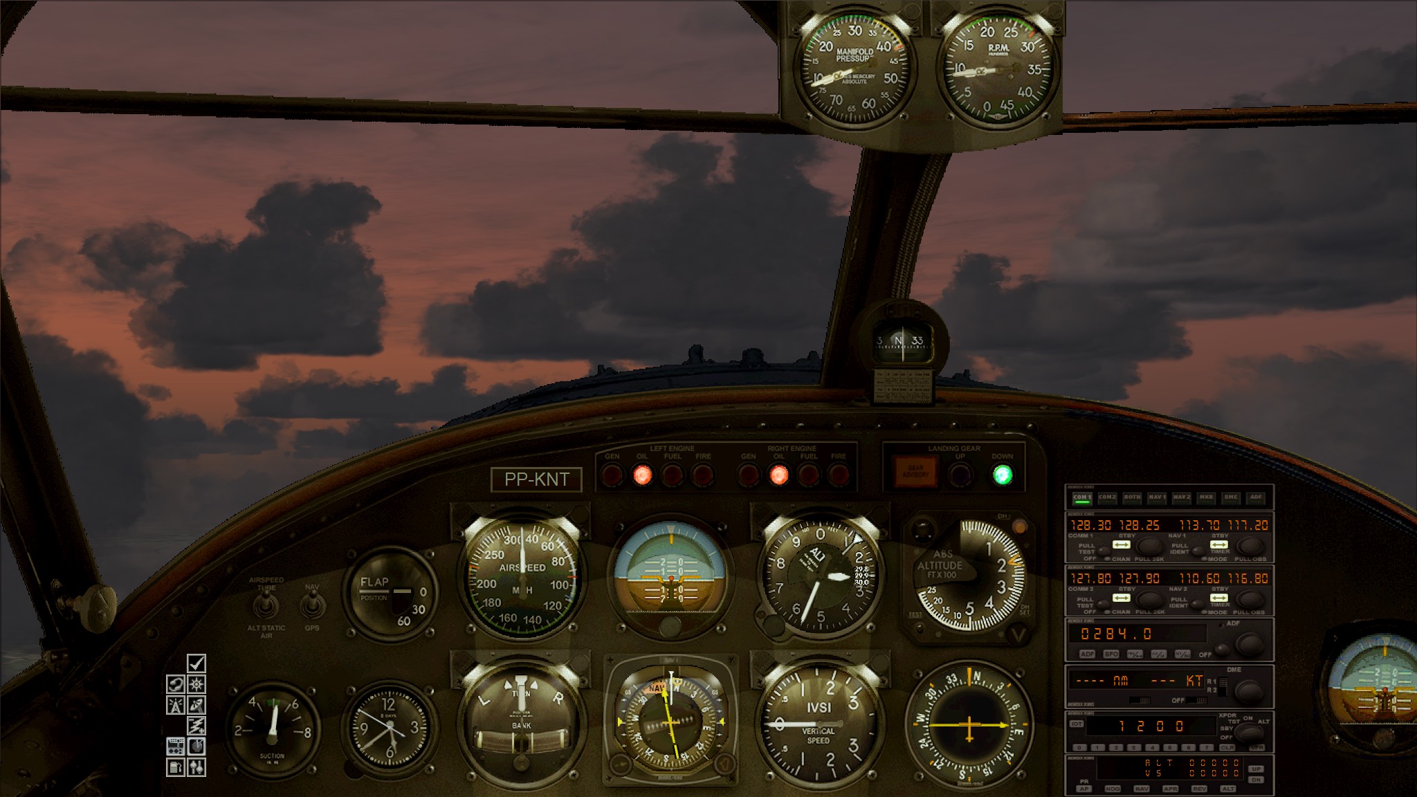 Fsx Grumman Goose Widescreen 2D Panel — 1