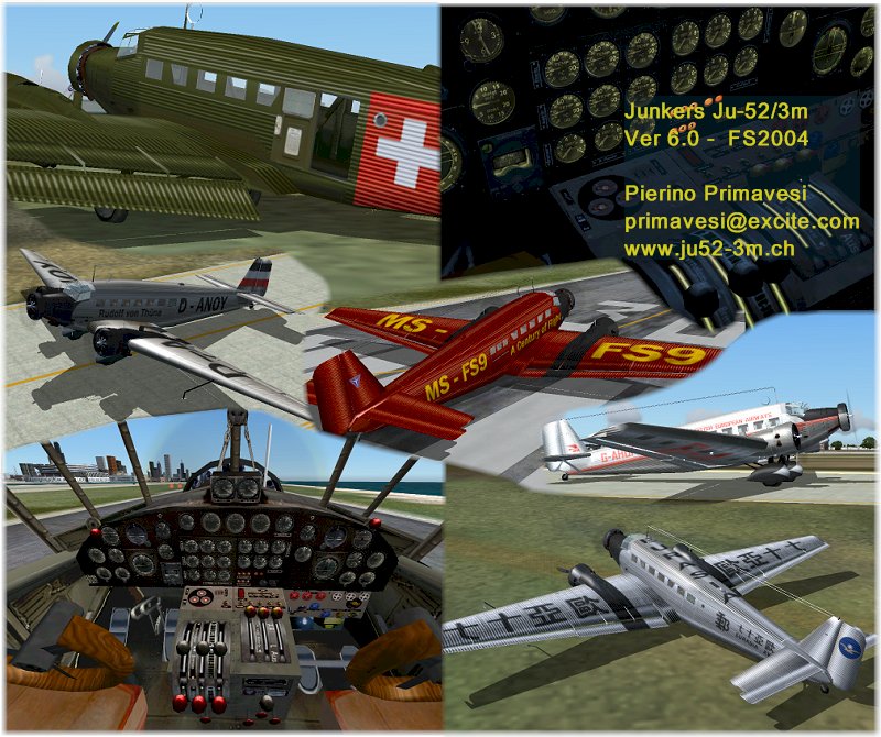 Fs2004 Ju-52/3M Milka This Is The Finished Version Of This File, The Previous One Vas Rele — 1