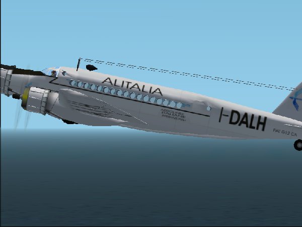 Fs2002 Fiat G12-46St & Alitalia Aircraft All-Metal Low-Cantilever-Wing For Transport.3 Rad — 1