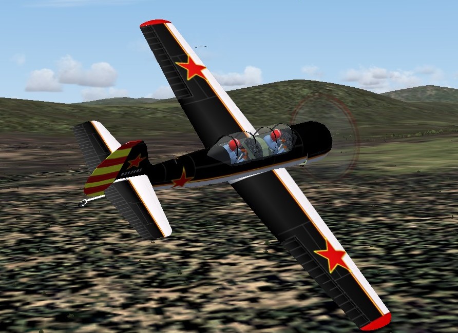 Fs2004/Fsx Yakovlev 52 Tw The Yakovlev Yak-52Tw Aerobatic Aircraft Is A Two-Seat All-Metal