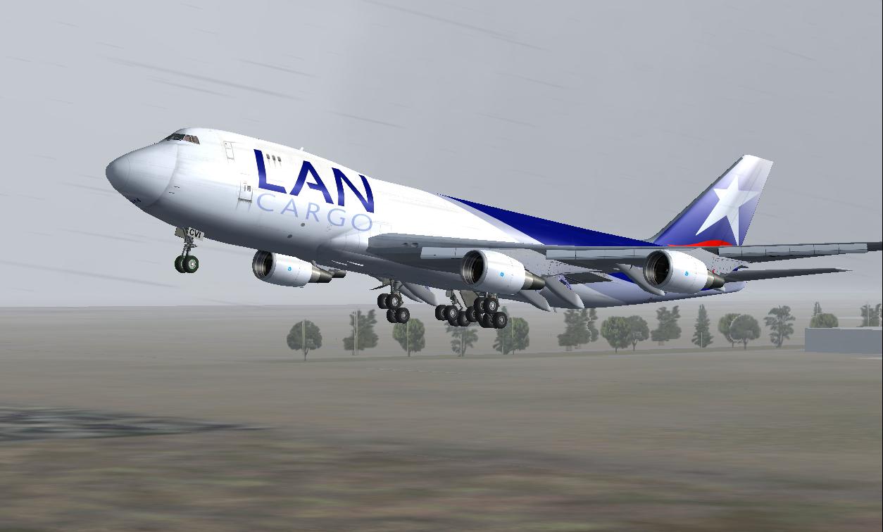 Lan Cargo Project Opensky Boeing 747-400F Cargo V4 For Fs2004 Exclusively Copyrights: Airp — 1