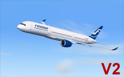 Fsx Finnair Airbus A350-900 Xwb V2