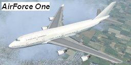 Boeing 747-400 Air Force One Liverie For Flight Simulator X
