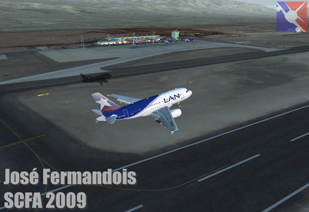 Fs2004 Scenery Cerro Moreno (Scfa), Antogagasta, Chile — 1