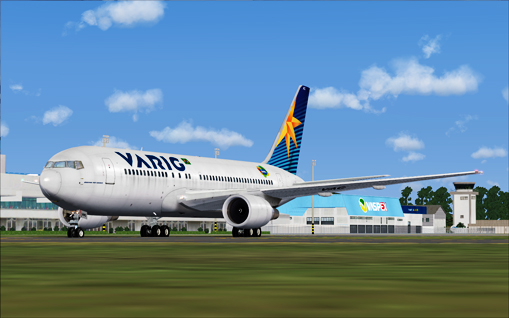 Fs2004 Varig Boeing 767-27Ger Circa 2007, Registration Pr-Vac — 1