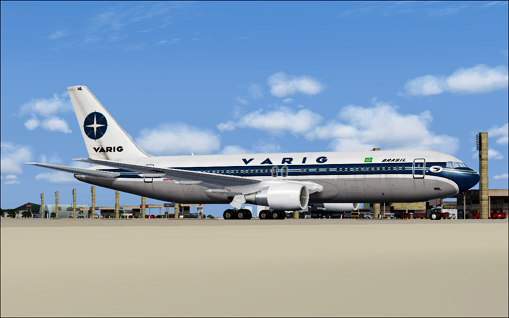 Fs2004 Varig Boeing 767-205 Circa 1986, Registration Pp-Vnl — 1