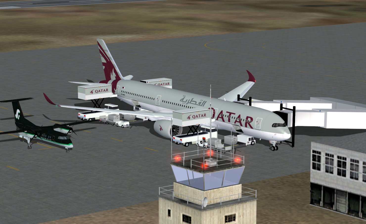 Fs2004 Qatar Airbus A350-900 Xwb V2 — 1