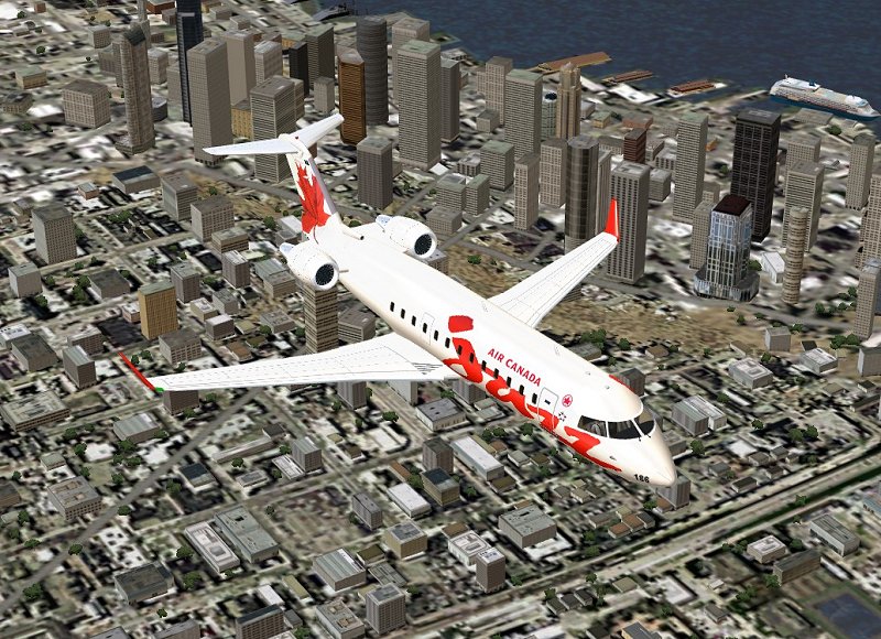 Fs2004 Canadair (Bombardier) Crj-100/200Lr 50 Seat, Twin Turbofan, Regional Airliner — 1
