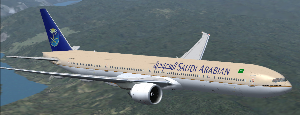 Project Opensky Boeing 777-300 V2 For Fs2004/Fsx B777-300Er Airplane Created By Project Op