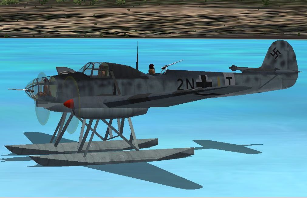 Fs2004/Fsx Focke-Wulf Fw58-Bw Weihe Floatplane With The Creation Of The New Luftwaffe, A F — 1