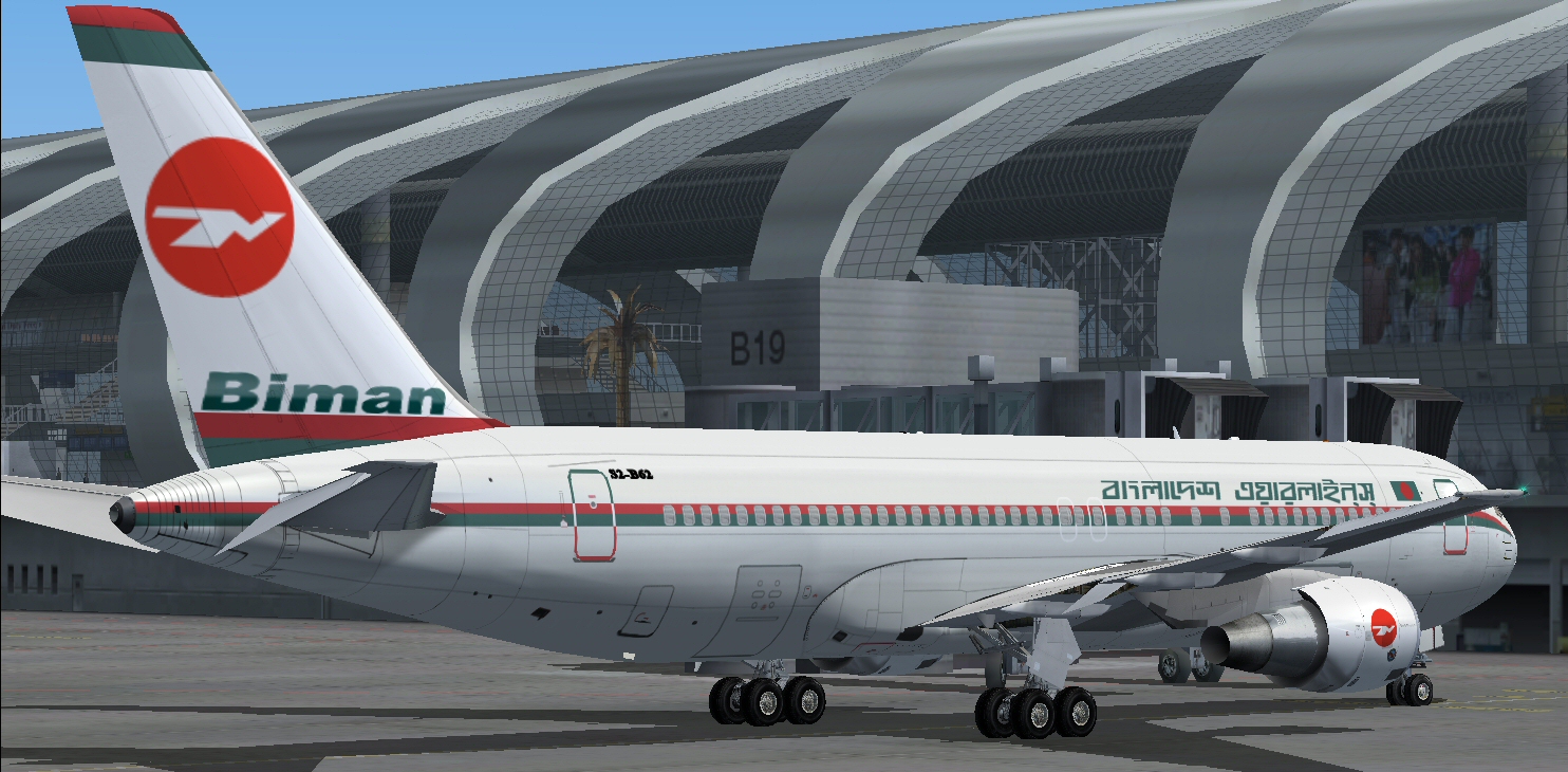 Fs2004/Fsx Biman Boeing 767-200Er Biman Bangladesh Airlines Boeing 767-200Er, I Hope Youll