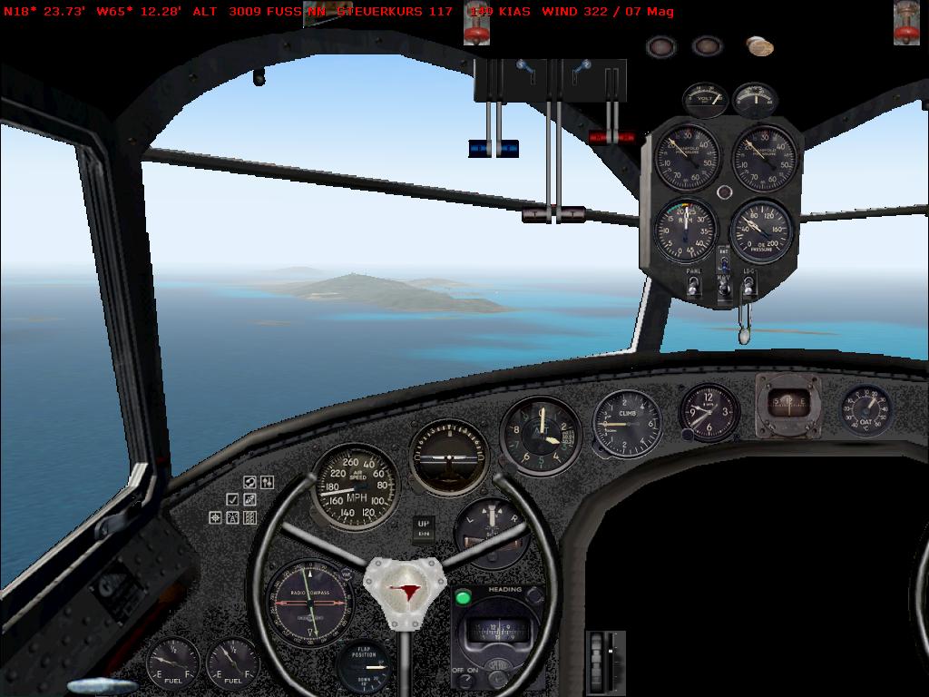 Fs2004 Panel Grumman Goose V2 This Is An Attempt To Create An Old Grumman Goose Panel.it I — 1