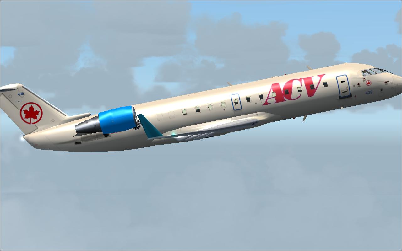 Project Open Sky Bombardier Canadair Regional Jet / Crj 600 - 200 Livery : United Express — 1