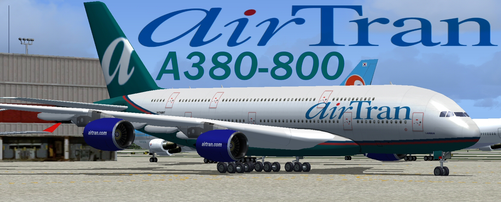 Fs2004/Fsx Airtran Airways A380-800 Airtran Airways A380-800, I Hope Youll Enjoy The Repai — 1