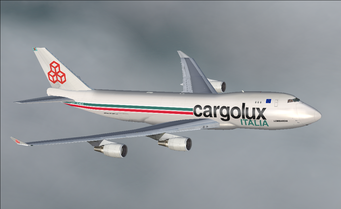 Fs2004 Boeing 747-400F Cargolux Italia Model By Project Opensky Livery By Joe Shimmel Carg — 1