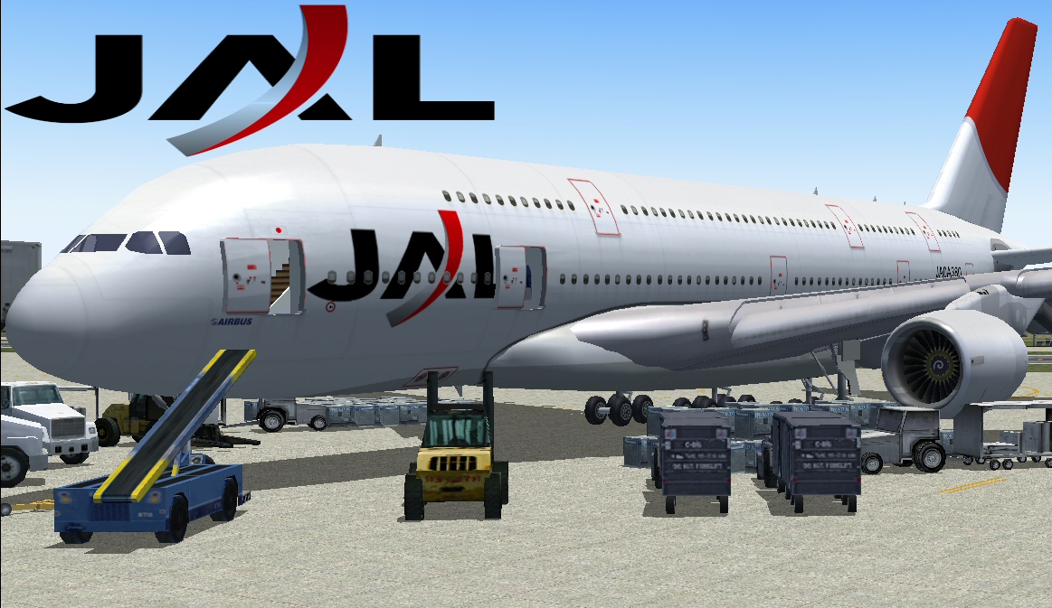 Fs2004/Fsx Jal Japan Airlines A380-800 Japan Airlines A380-800, I Hope Youll Enjoy The Rep — 1