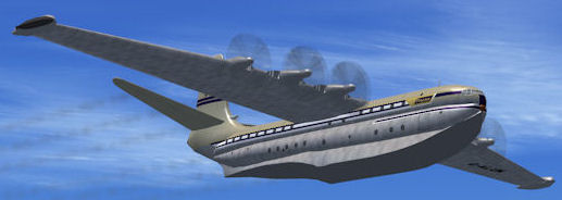 Fsx Saunders Roe Sr-45 Princess The Sr-45 First Flew In 1952 And Was One Of The Largest Fl