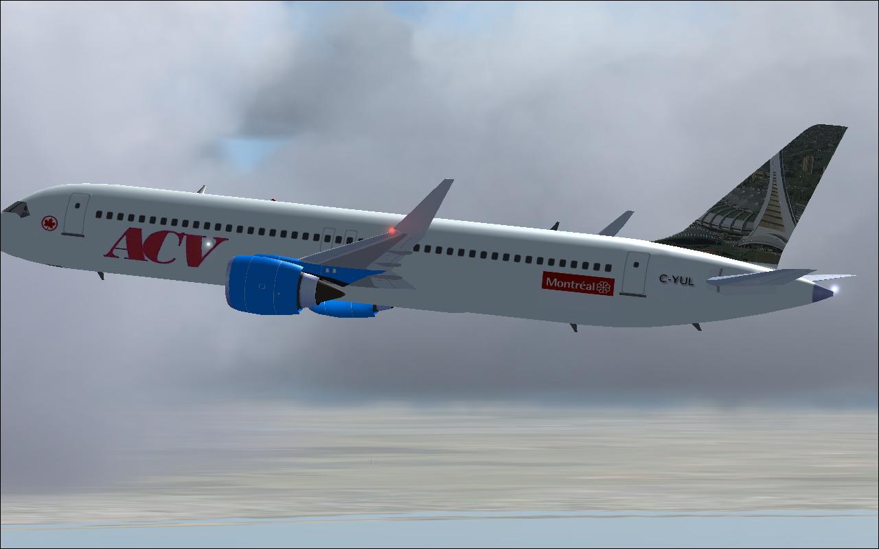 Fs2004 Acv Airbus A360 Concept Plane By Camsim, Including 4 Aircrafts With Different New A — 1